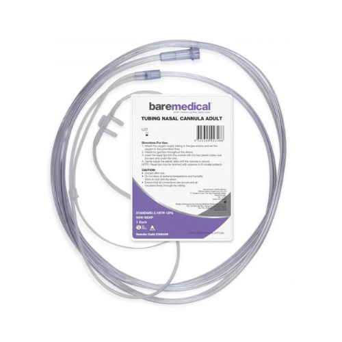 Oxygen Nasal Cannula with Tubing (Bare Medical)