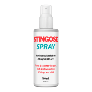 stingose spray 100ml bottle uses for large bites and stings