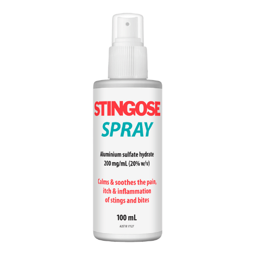 stingose spray 100ml bottle uses for large bites and stings