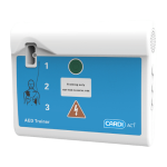 xft aed training unit for training in defibrillation