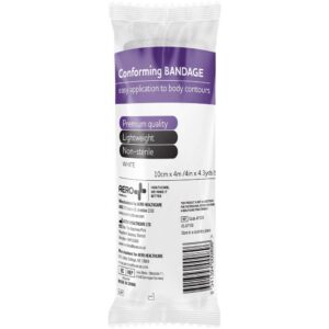 AeroForm conforming bandage 10cm x 4m roll in flow wrap