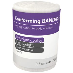 AeroForm conforming bandage 2.5cm x 4m roll