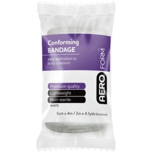 AeroForm conforming bandage 5cm x 4m roll in flow wrap