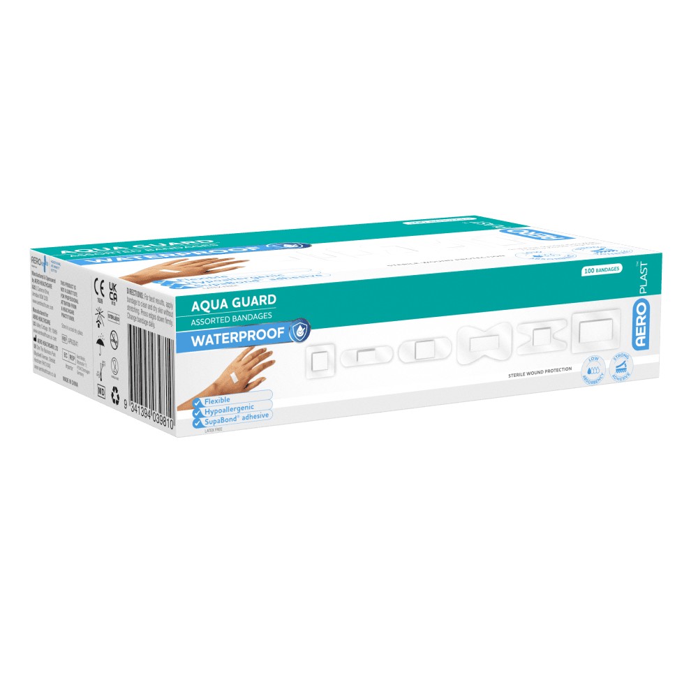 AeroPlast AquaGuard Waterproof Assorted Strips Box 100