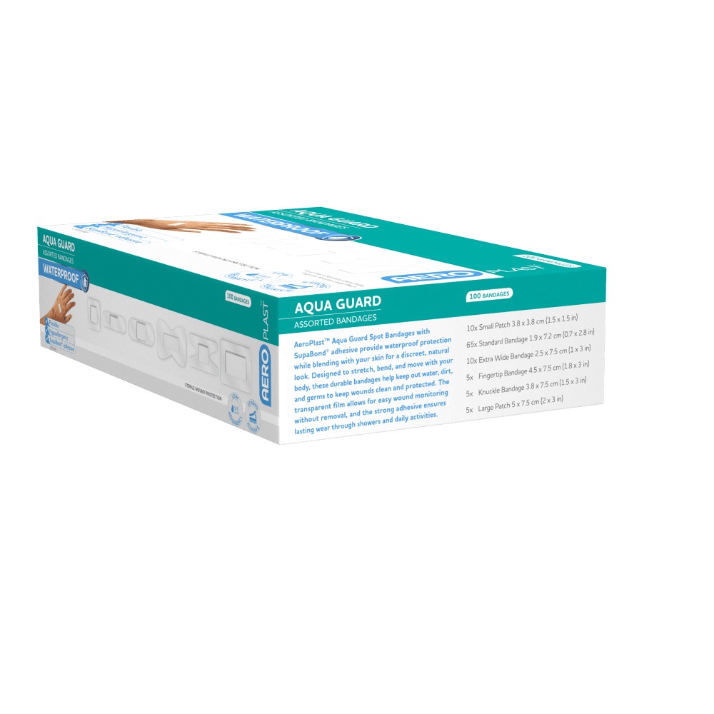 AeroPlast AquaGuard Waterproof Assorted Strips Box 100 - image 3