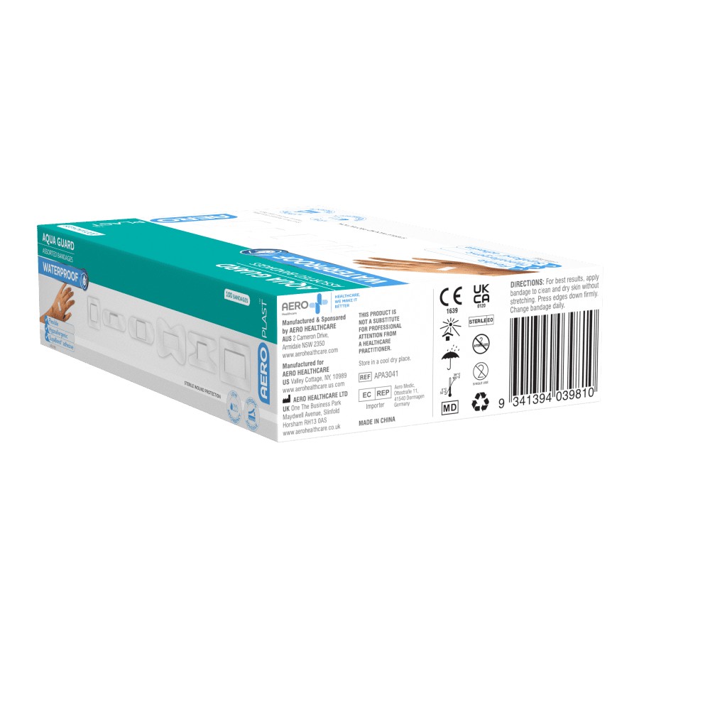 AeroPlast AquaGuard Waterproof Assorted Strips Box 100 - image 6