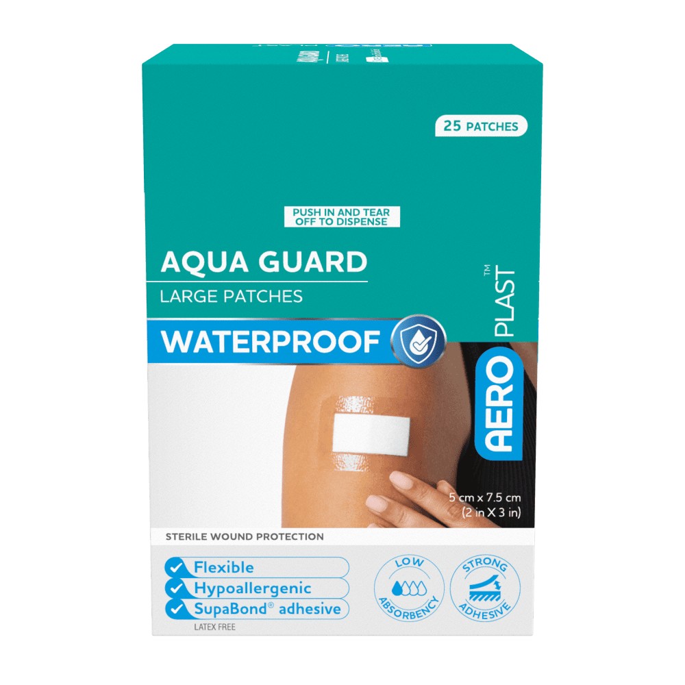 AeroPlast AquaGuard Waterproof Large Patch 7.5 x 5cm Box 25 - image 2