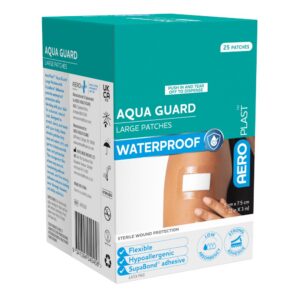AeroPlast AquaGuard Waterproof Large Patch 7.5 x 5cm Box 25 - image 6