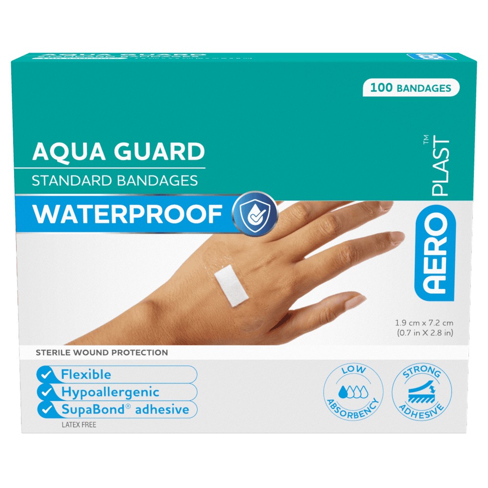 AeroPlast AquaGuard Waterproof Strips 7.2 x 1.9cm Box 100 - image 2