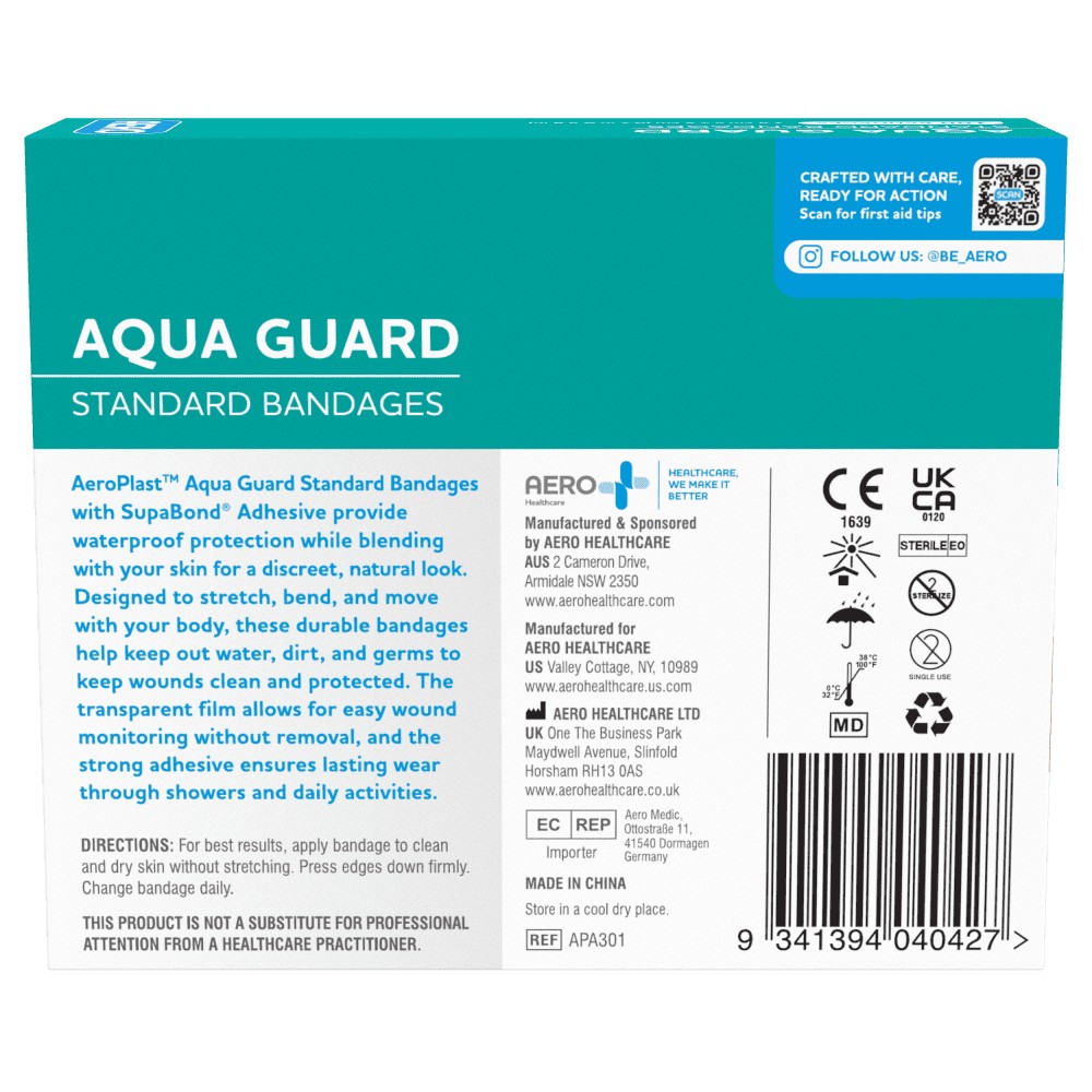 AeroPlast AquaGuard Waterproof Strips 7.2 x 1.9cm Box 100 - image 5