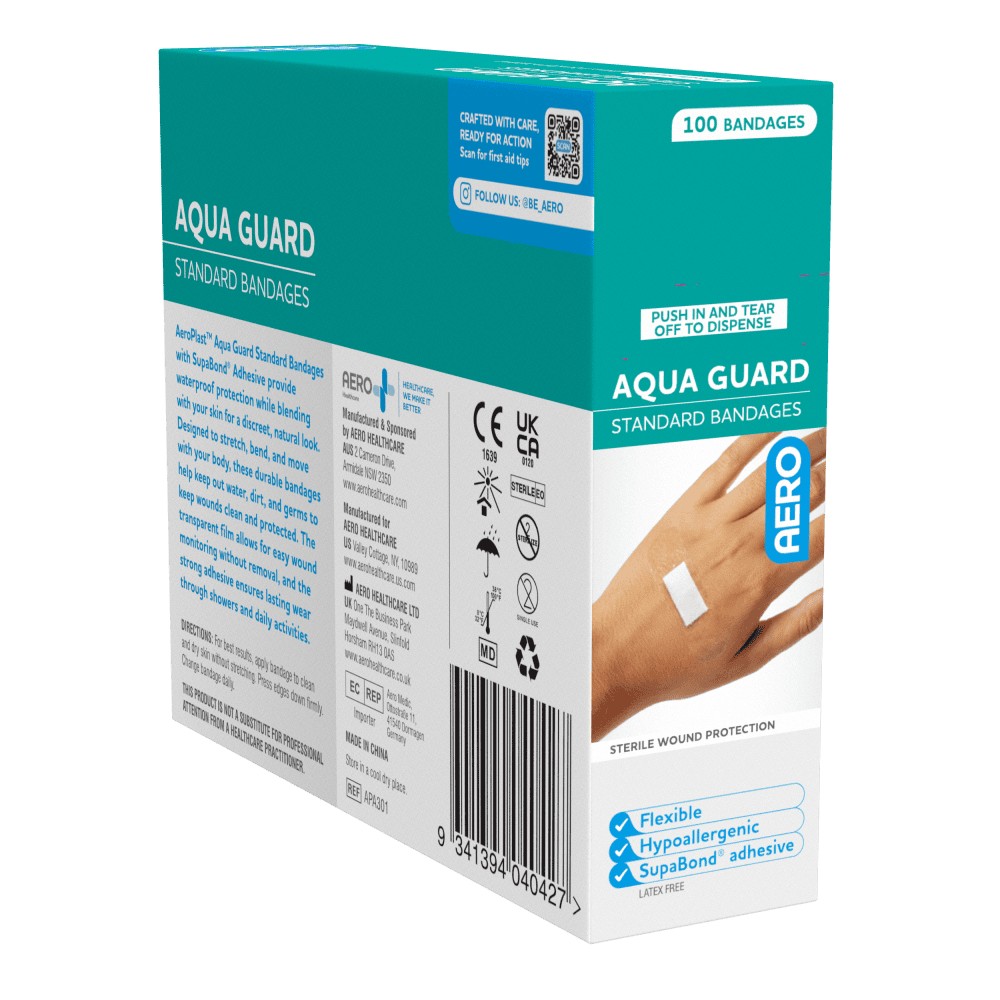 AeroPlast AquaGuard Waterproof Strips 7.2 x 1.9cm Box 100 - image 6