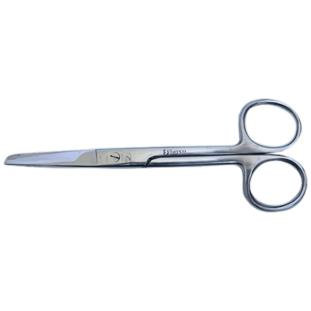 Stainless steel sharp/blunt first aid scissors, 13cm